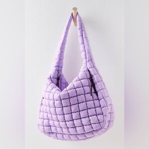 Free people quilted bag lilac